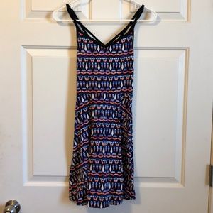 {VS Pink} Aztec print skater dress